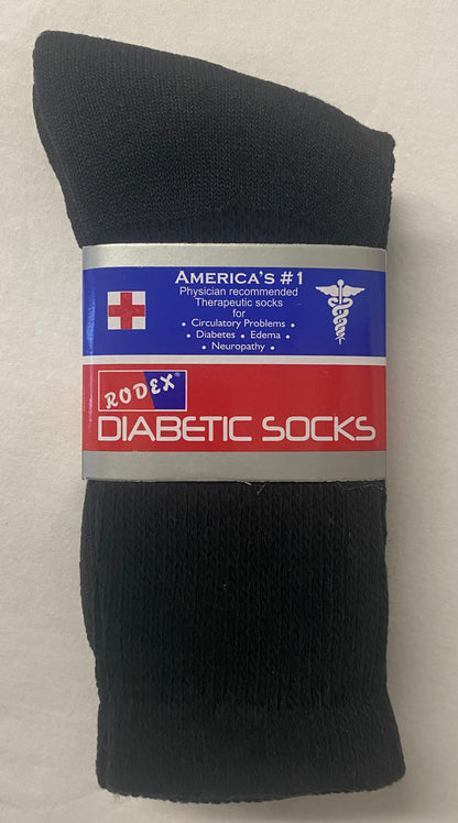 Diabetic Crew Socks 3-Pack